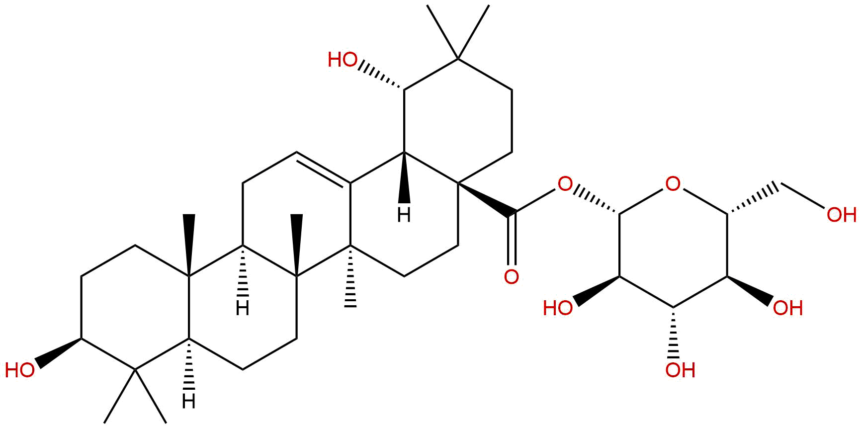 泰国树脂酸-28-O-β-D-葡萄糖酯苷