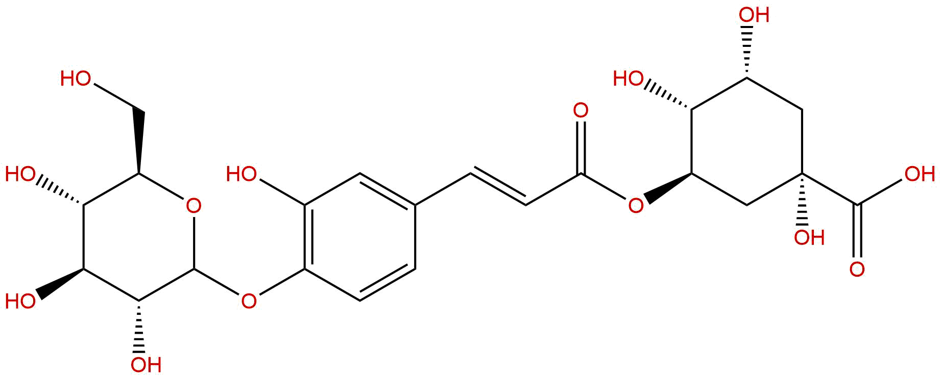 5-O-[4'-O-(β-D-吡喃葡萄糖基)咖啡酰基]奎宁酸