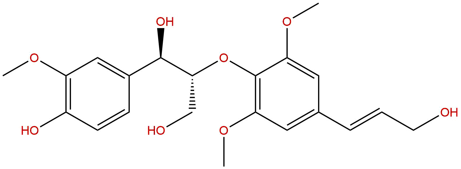 苏式愈创木酚基甘油-β-O-4'-芥子醇醚