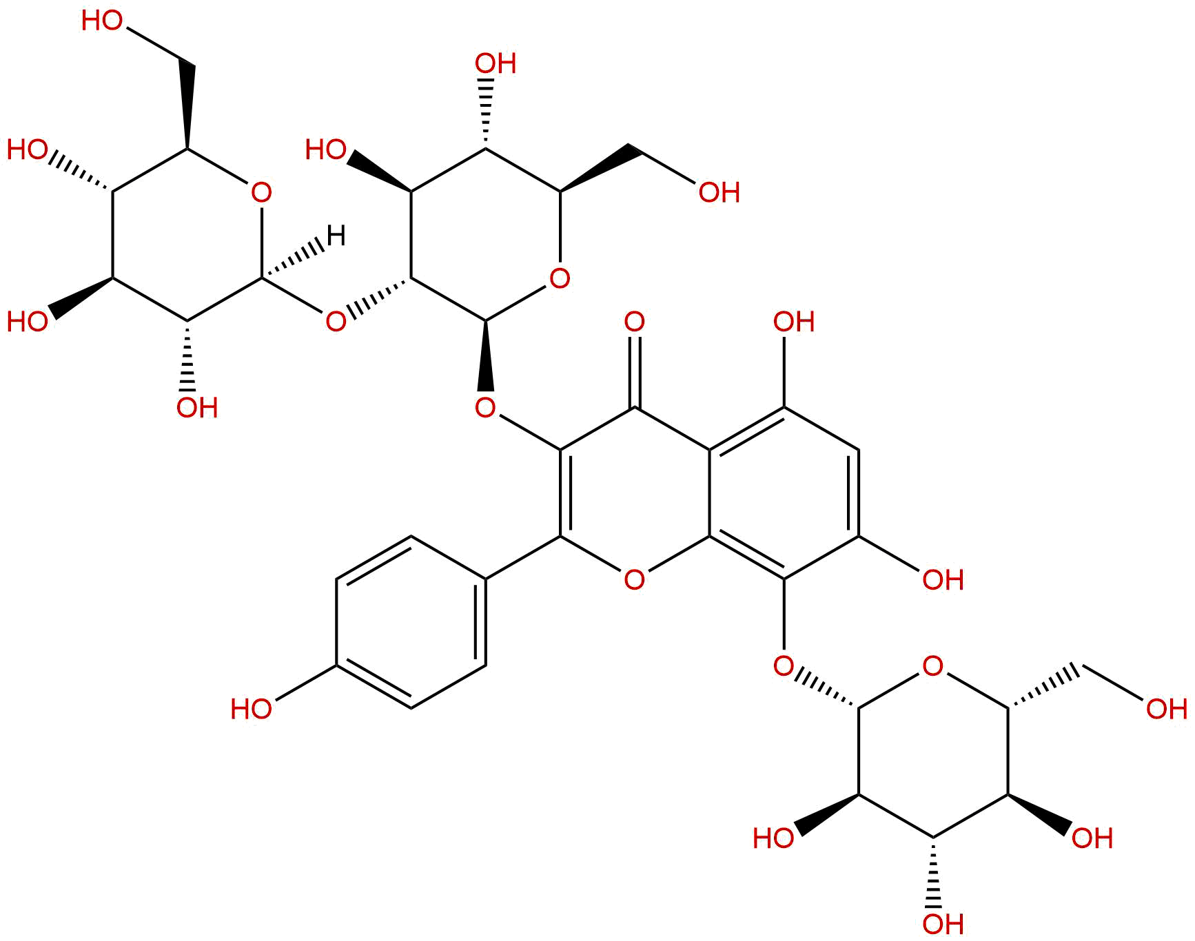 草质素-3-槐二糖-8-葡萄糖苷