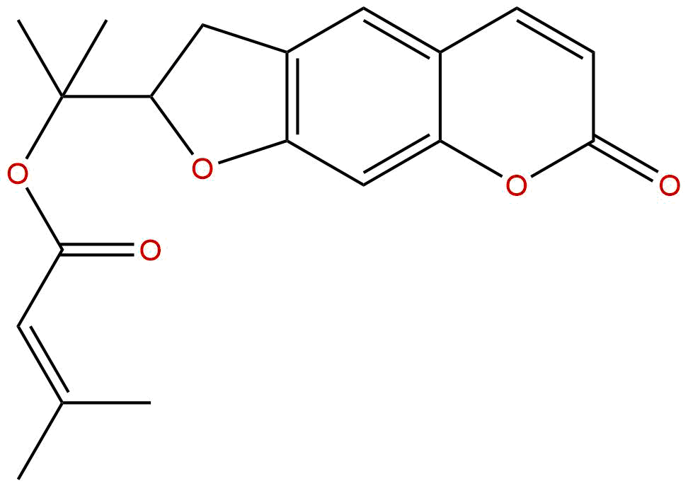 异紫花前胡内酯异戊烯酸酯