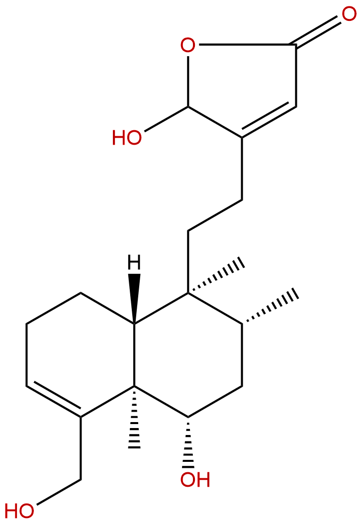 6α,16,18-Trihydroxycleroda-3,13-dien-15,16-olide