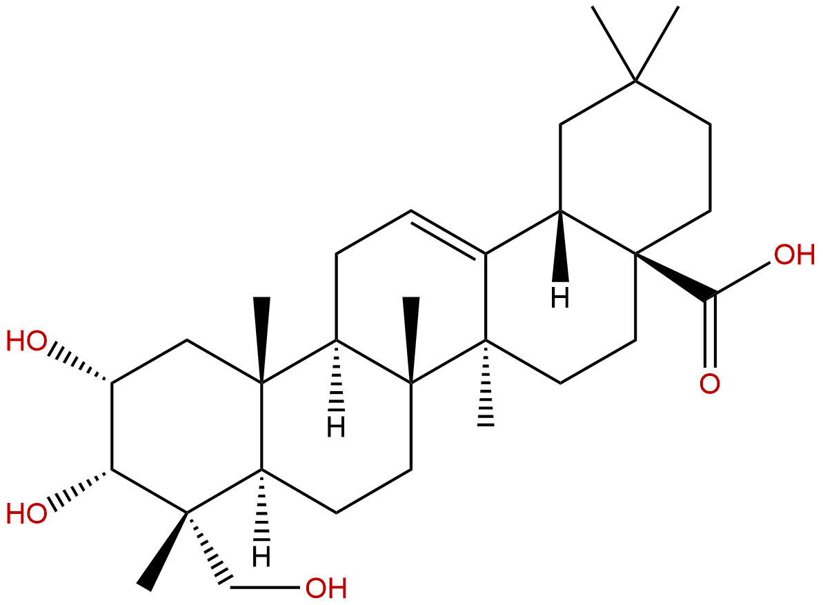 2α,3α,23-Trihydroxyolean-12-en-28-oic acid