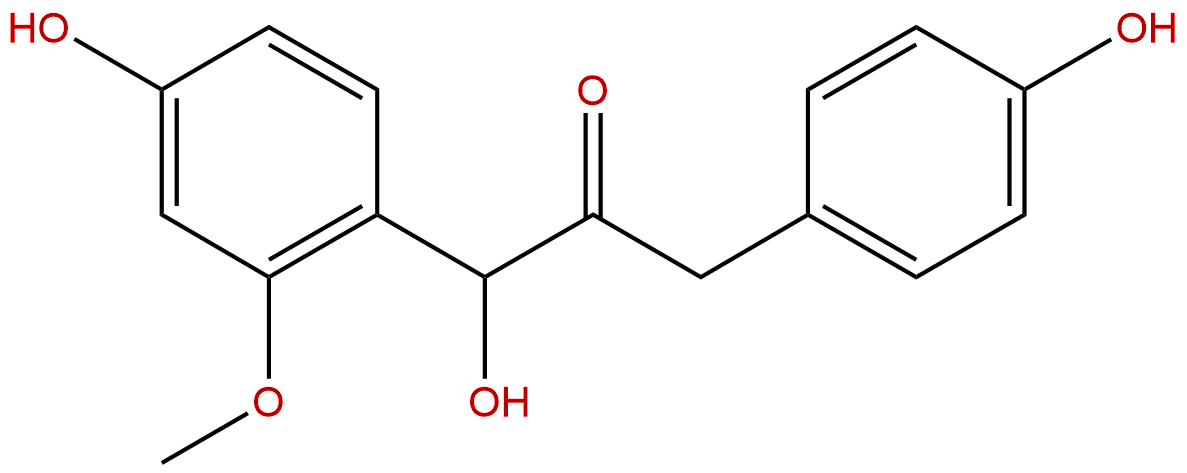1-Hydroxy-1-(4-hydroxy-2-methoxyphenyl)-3-(4-hydroxyphenyl)propan-2-one