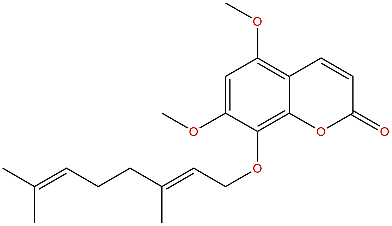 8-Geranyloxy-5,7-dimethoxycoumarin