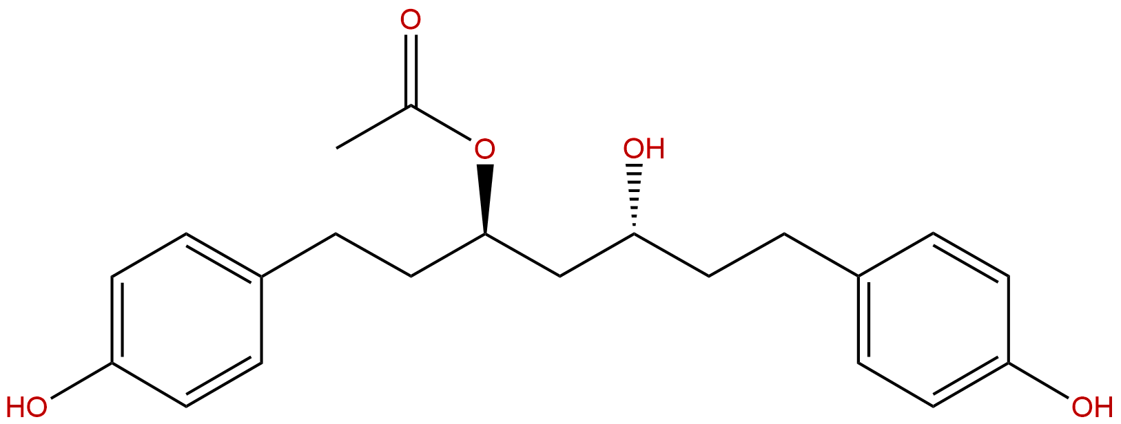 5-Hydroxy-1,7-bis(4-hydroxyphenyl)heptan-3-yl acetate
