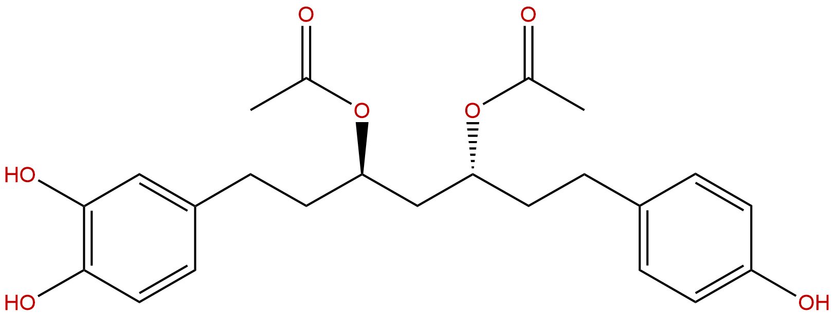 1-(3,4-Dihydroxyphenyl)-7-(4-hydroxyphenyl)heptane-3,5-diyl diacetate