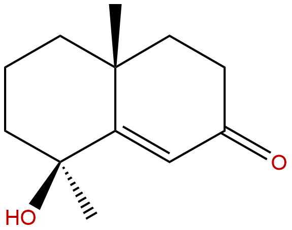 4-Hydroxy-11,12,13-trinor-5-eudesmen-7-one