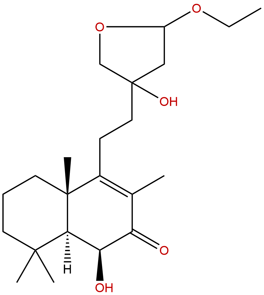 15,16-Epoxy-15-ethoxy-6β,13-dihydroxylabd-8-en-7-one