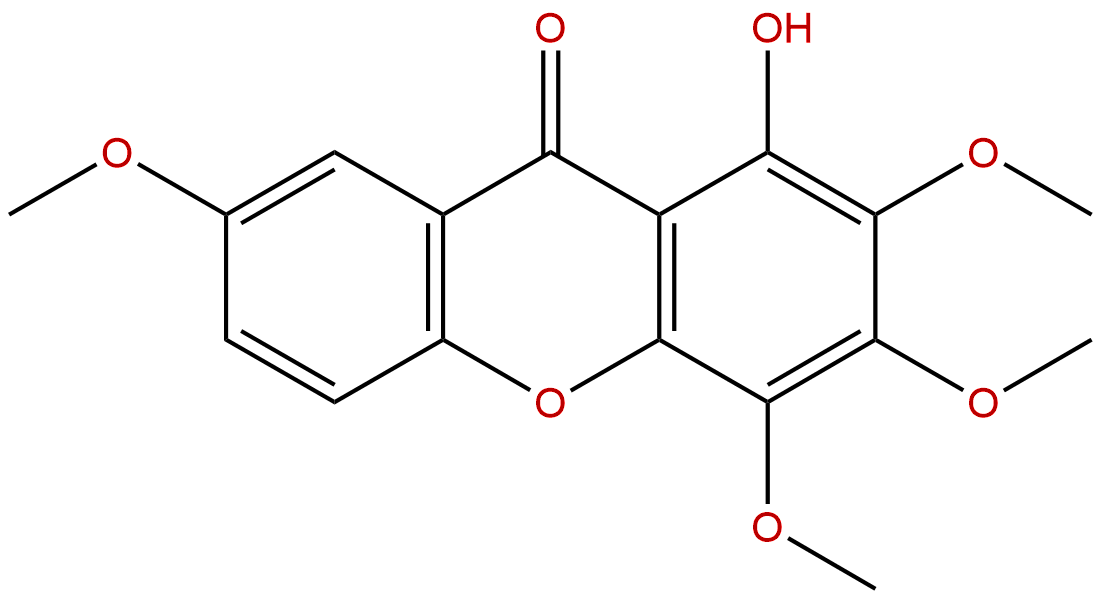 1-Hydroxy-2,3,4,7-tetramethoxyxanthone