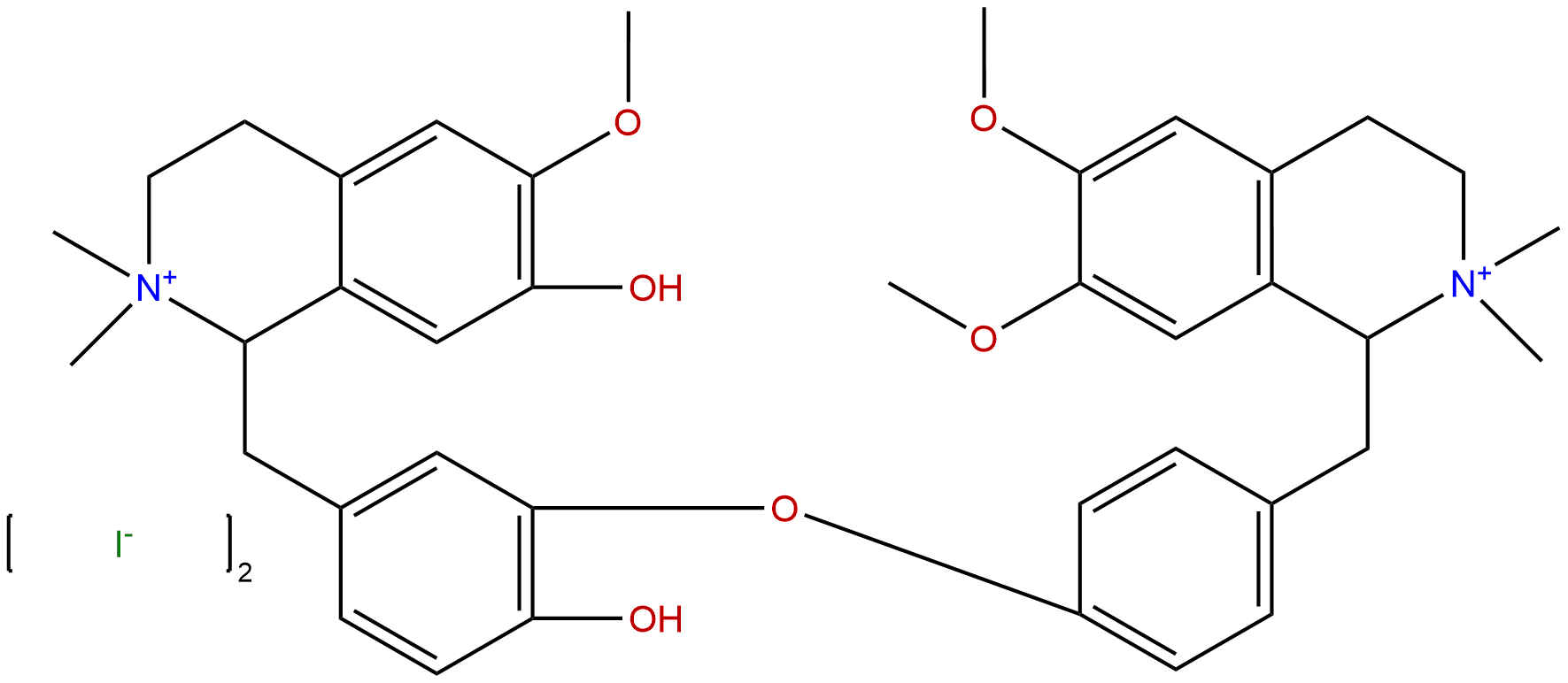 N,N'-二甲基蝙蝠葛苏林碱碘化物