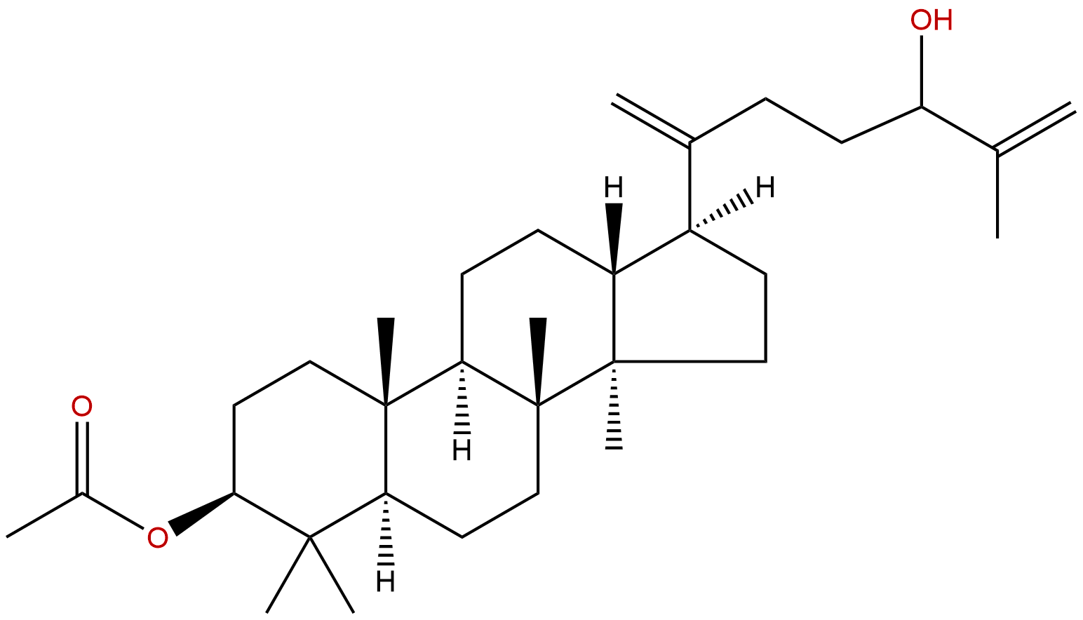 3-Acetoxy-24-hydroxydammara-20,25-diene