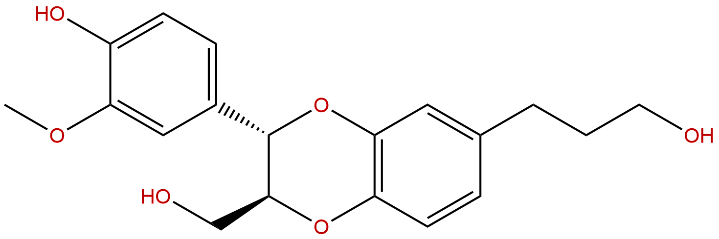 4',9,9'-Trihydroxy-3'-methoxy-3,7'-epoxy-4,8'-oxyneolignan