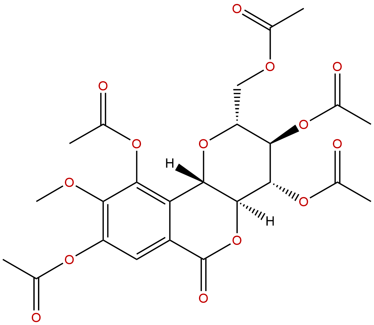 Bergenin pentaacetate