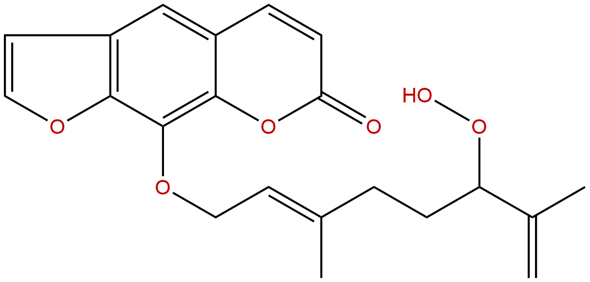 8-(6-Hydroperoxy-3,7-dimethylocta-2,7-dienyloxy)psoralen