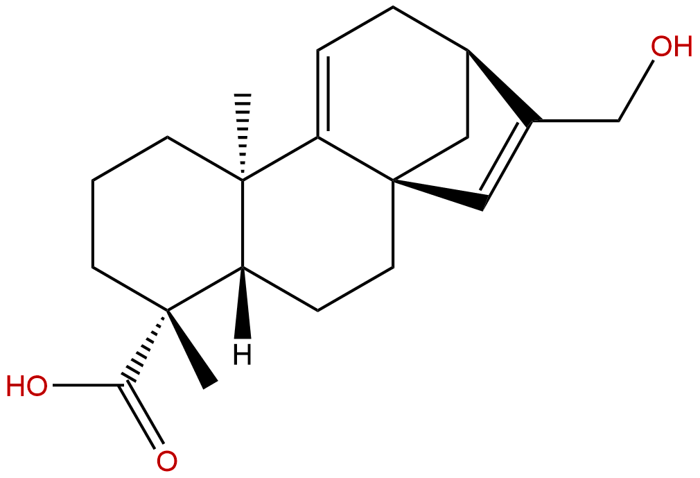 ent-17-Hydroxykaura-9(11),15-dien-19-oic acid