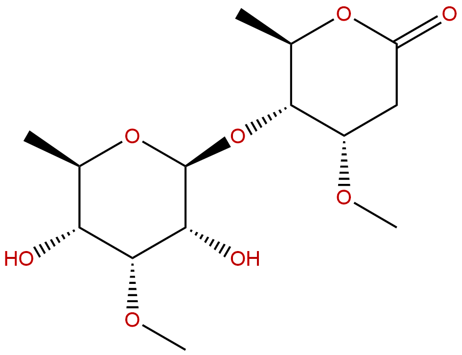 6-Deoxy-3-O-methyl-β-allopyranosyl(1→4)-β-cymaronic acid δ-lactone