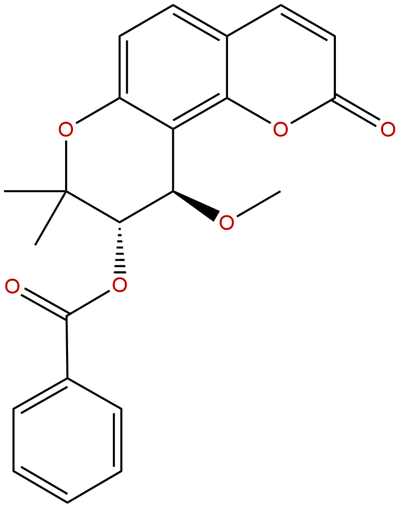 trans-3'-O-Benzoyl-4'-O-methylkhellactone