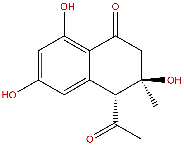 4-(trans)-Acetyl-3,6,8-trihydroxy-3-methyldihydronaphthalenone