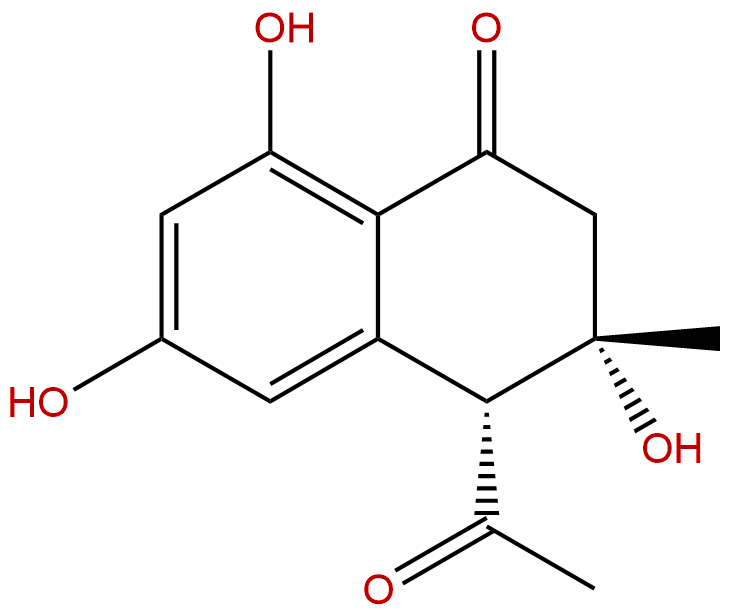 4-(cis)-Acetyl-3,6,8-trihydroxy-3-methyldihydronaphthalenone