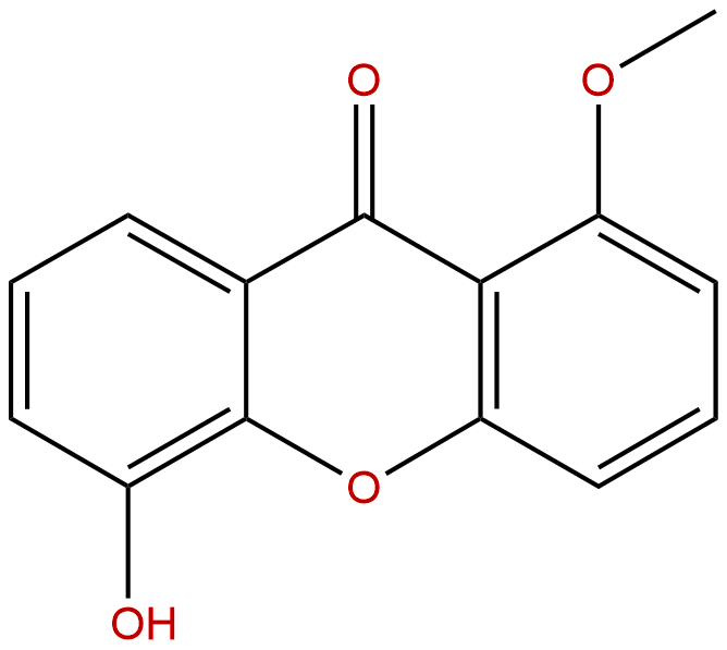 5-Hydroxy-1-methoxyxanthone