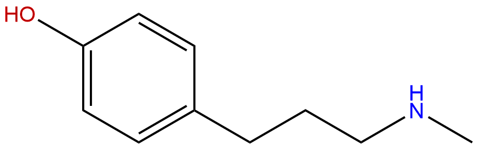 p-3-Methylamino propyl phenol
