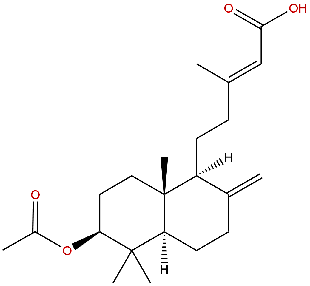 3-Acetoxy-8(17),13E-labdadien-15-oic acid
