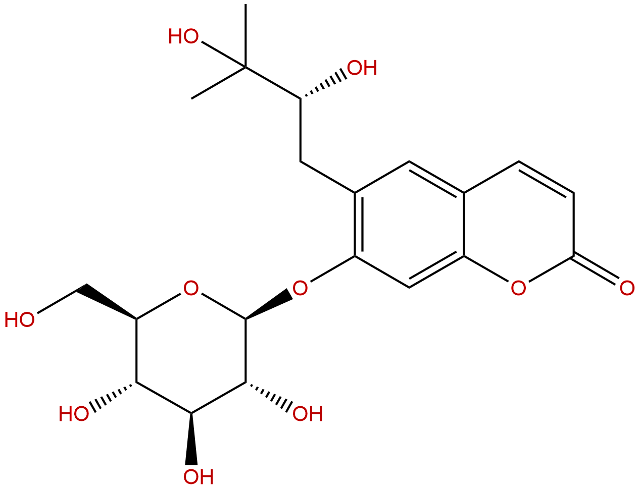 Peucedanol 7-O-glucoside