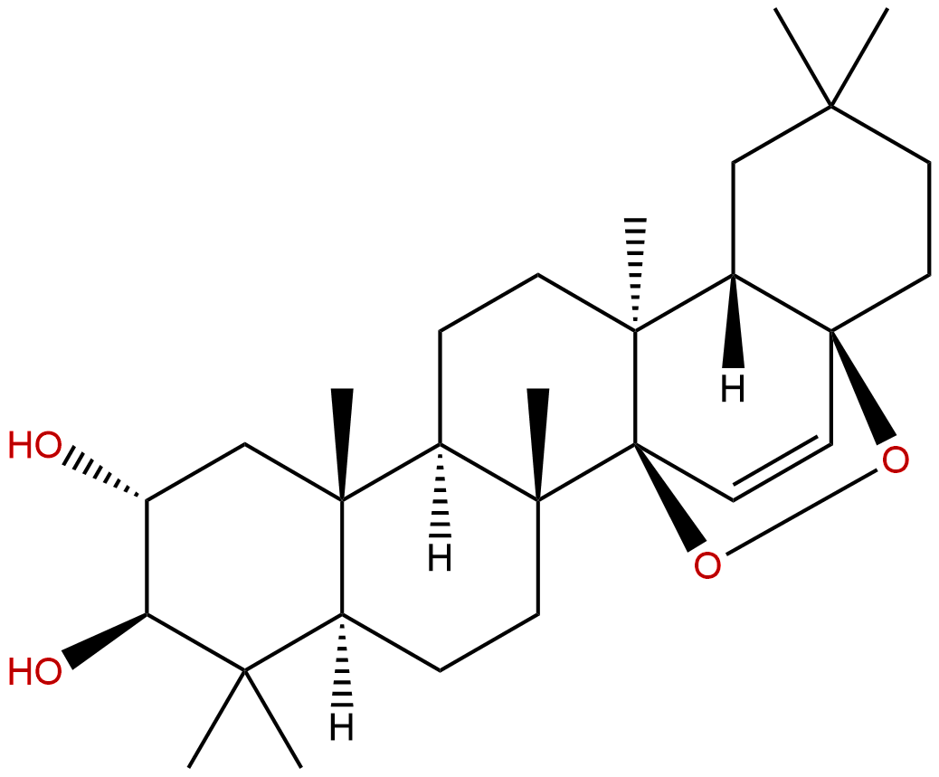 14,17-Epidioxy-28-nor-15-taraxerene-2,3-diol
