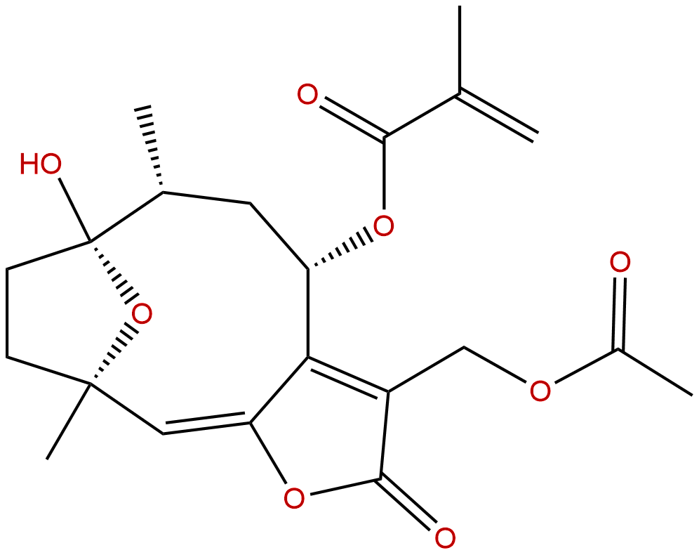 8α-(2-Methylacryloyloxy)hirsutinolide 13-O-acetate