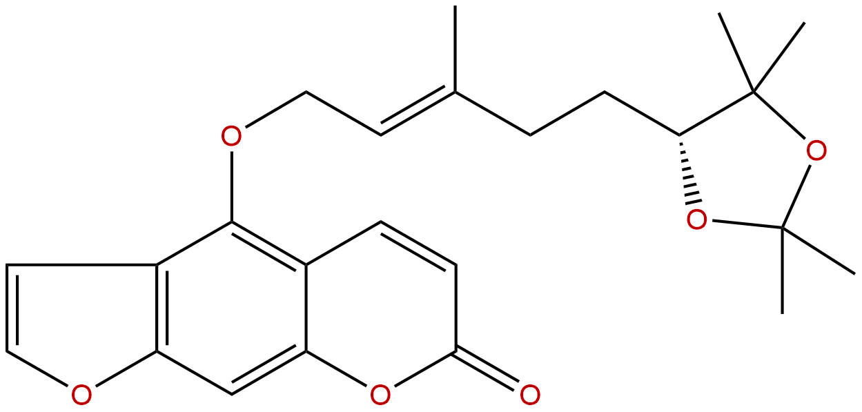6',7'-Dihydroxybergamottin acetonide