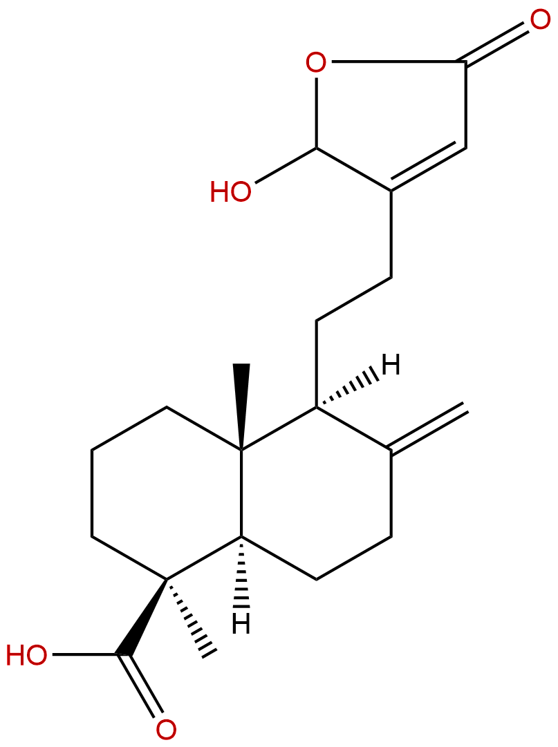 16-Hydroxy-8(17),13-labdadien-15,16-olid-19-oic acid