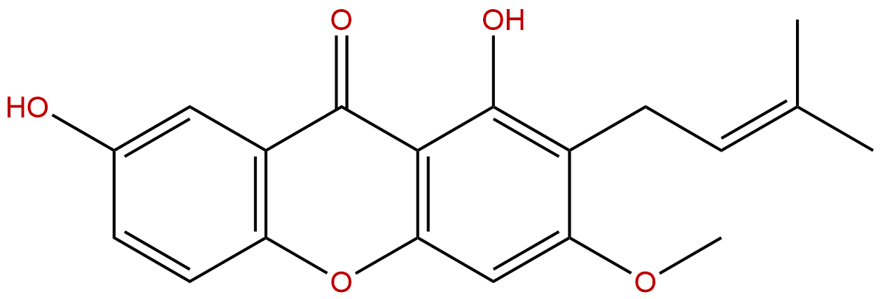 1,7-Dihydroxy-3-methoxy-2-prenylxanthone