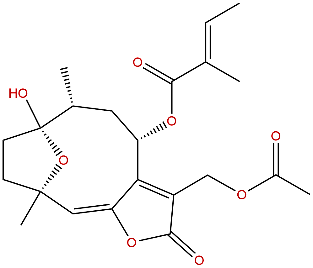 8α-Tigloyloxyhirsutinolide 13-O-acetate