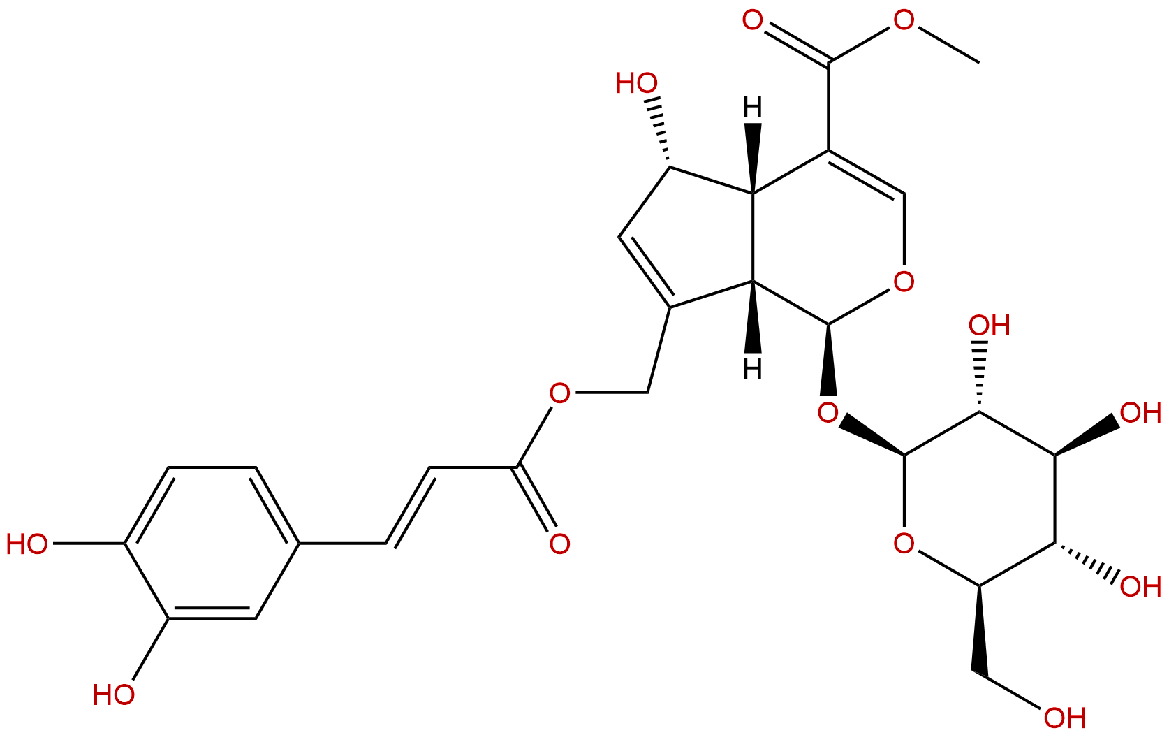 10-O-Caffeoyl-6-epiferetoside