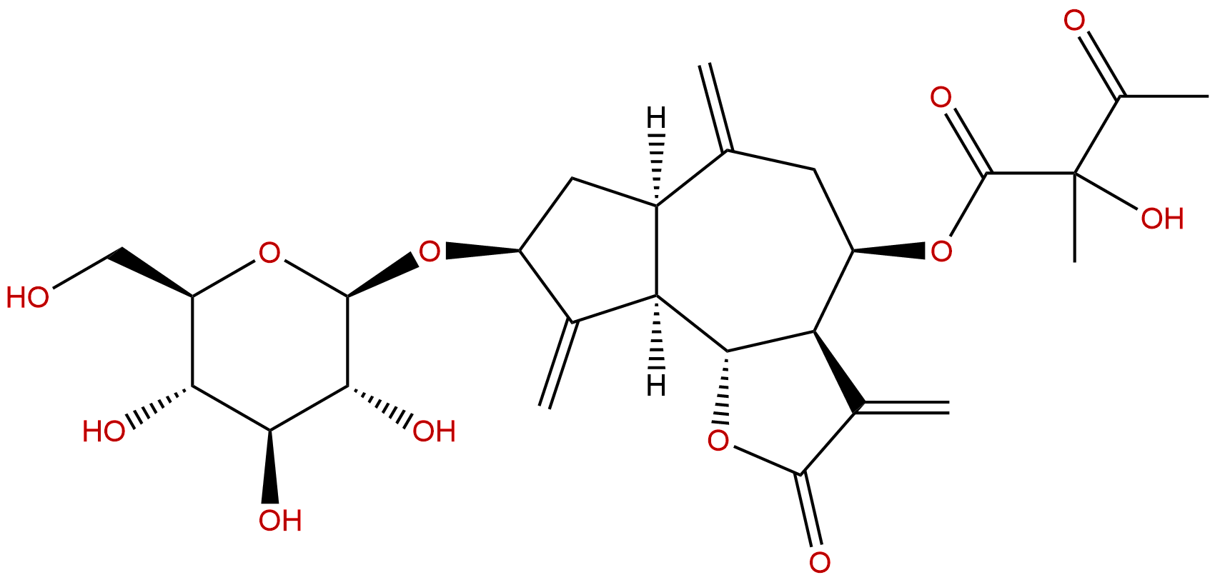 8β-(2-Hydroxy-2-methyl-3-oxobutyryloxy)glucozaluzanin C