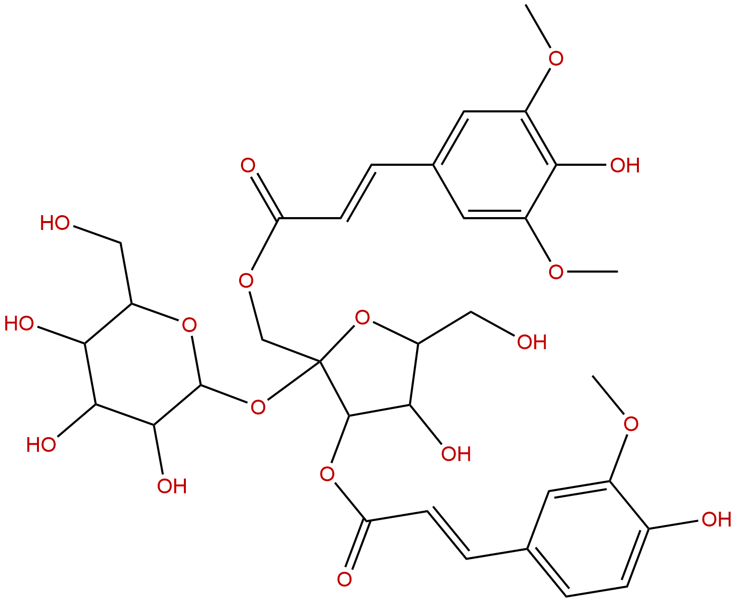 3-阿魏酸酯-1-芥子酰基蔗糖