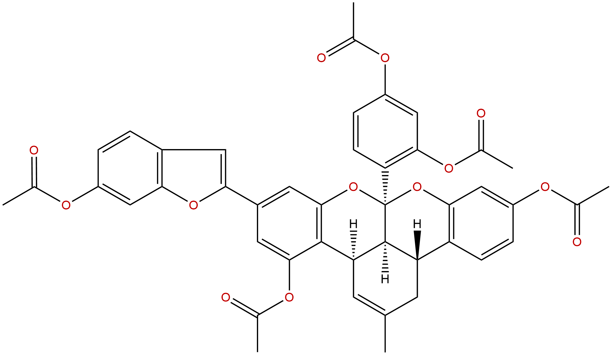 Mulberrofuran G pentaacetate
