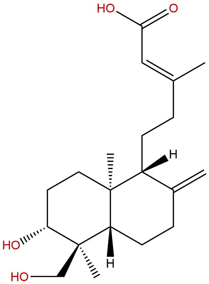 ent-3β,18-Dihydroxylabda-8(17),13E-dien-15-oic acid