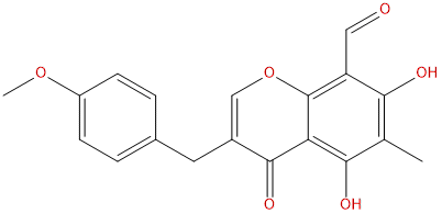 8-醛基麦冬高黄酮B