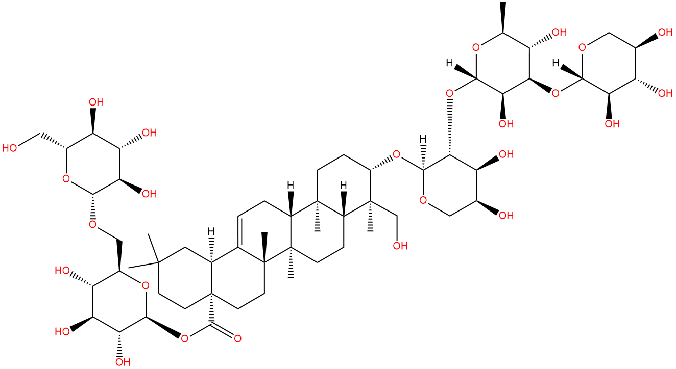 黄褐毛忍冬皂苷A