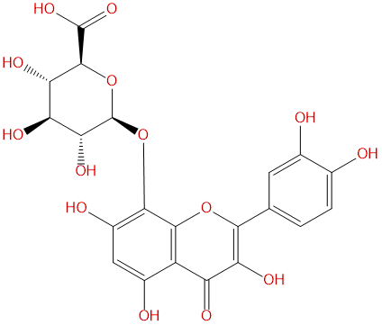 棉花皮素-8-O-葡萄糖醛酸苷