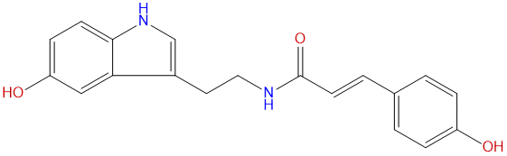 N-(p-香豆酰)-羟色胺