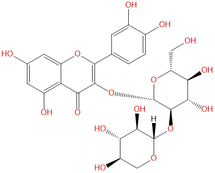 槲皮素-3-O-桑布双糖苷