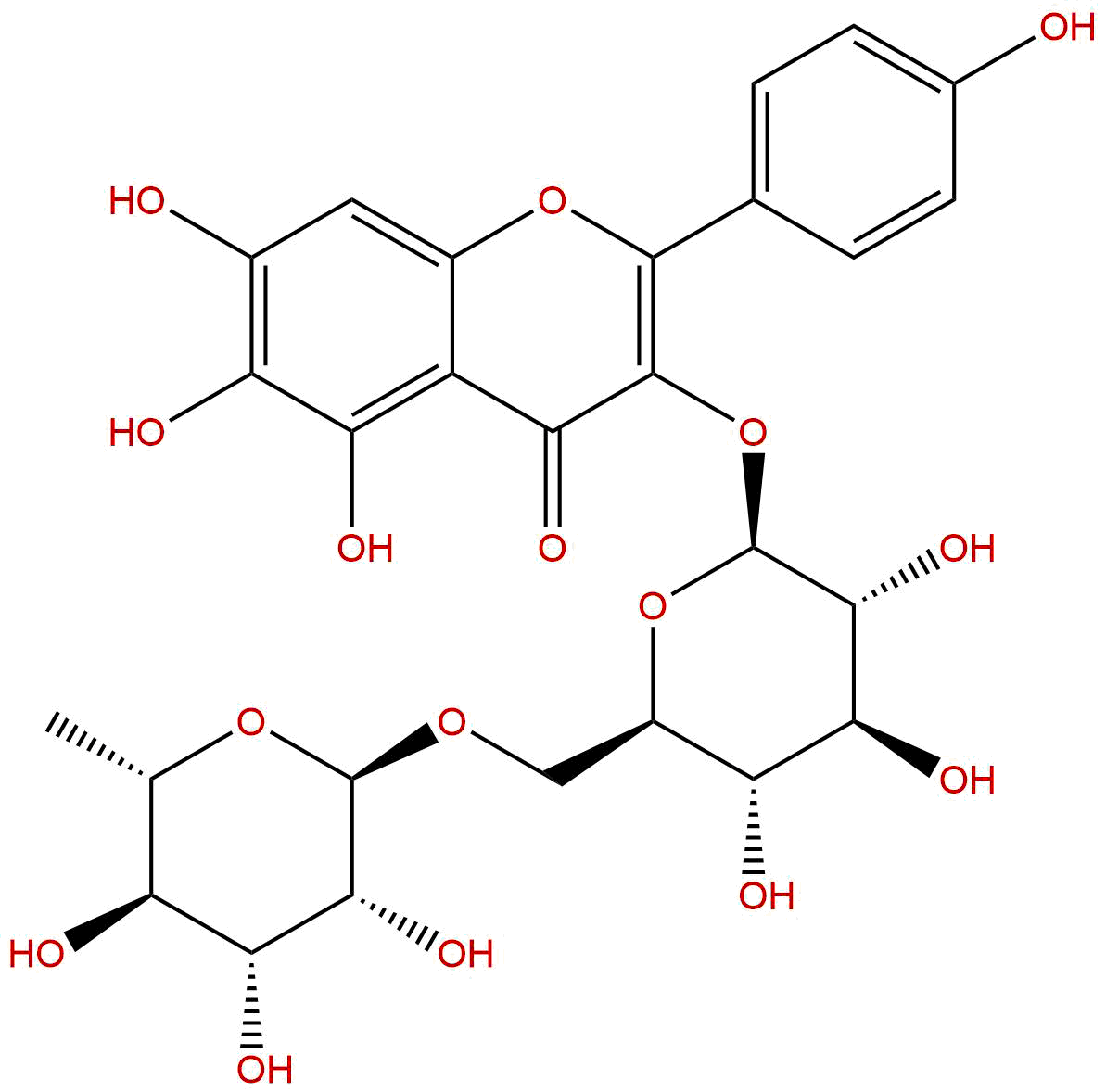 6-羟基山柰酚-3-O-芸香糖苷