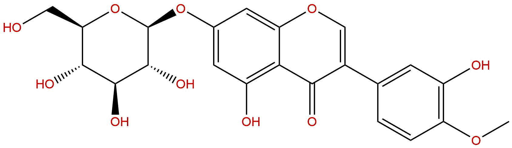 红车轴草素-7-O-β-D-吡喃葡糖苷