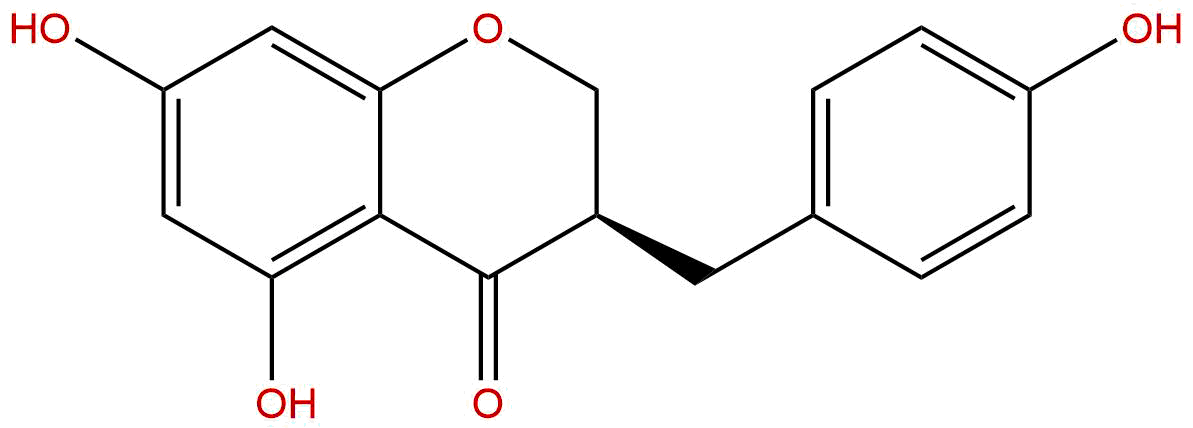 (3R)-2,3-Dihydro-5,7-dihydroxy-3-[(4-hydroxyphenyl)methyl]-4H-1-benzopyran-4-one