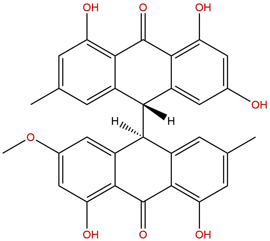 反式大黄素-大黄素甲醚二蒽酮