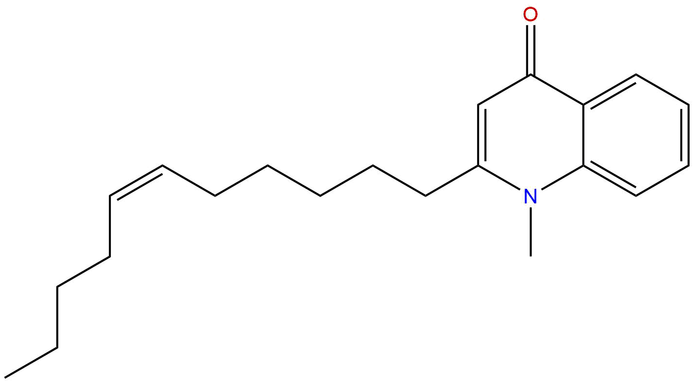 1-甲基-2-(6Z)-6-十一碳烯-1-基-4(1H)-喹啉酮