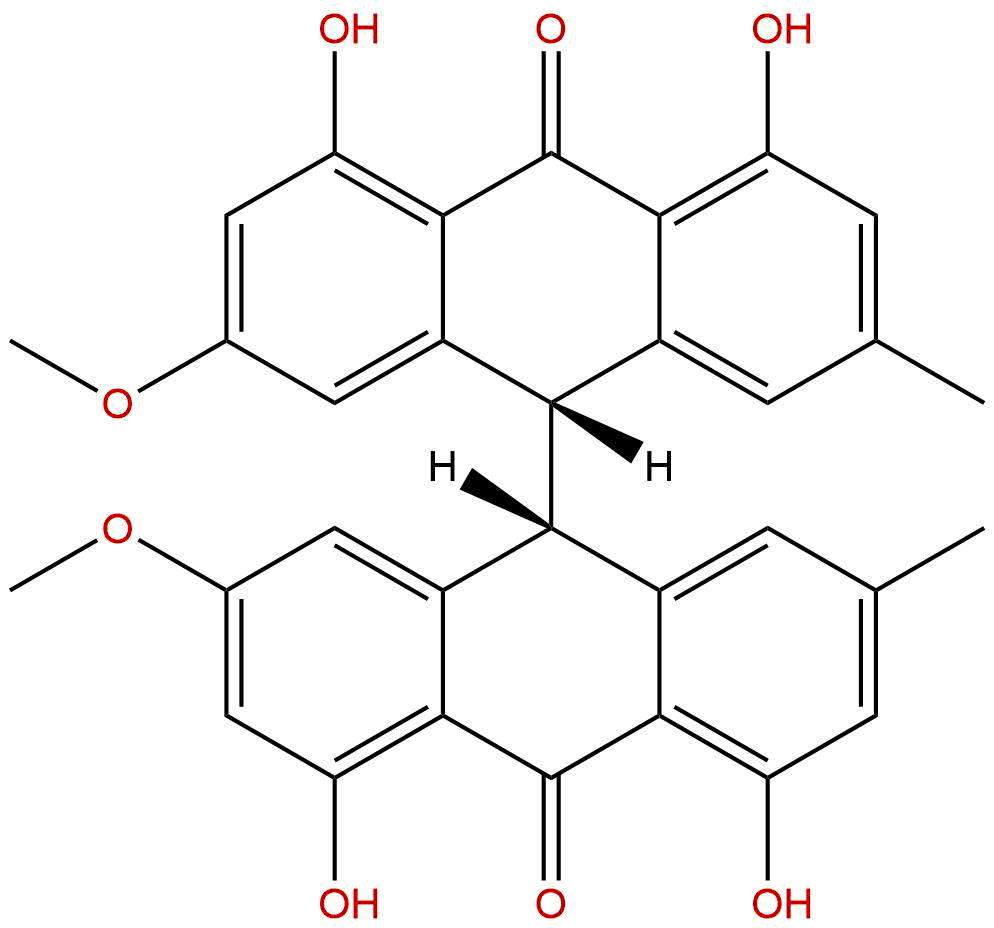 顺式-大黄素甲醚二蒽酮